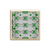 KNX-Funktionseinsatz RGB, mit Temperaturfühler 1…4-fach EDIZIOdue crema mit LED