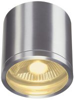 Deckenleuchte SLV ROX CEILING OUT GU10 50W IP44 Ø125×125mm Al-geb.