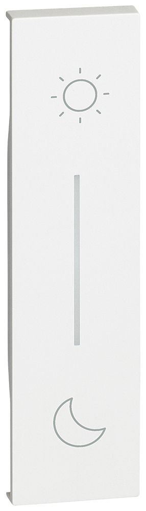Cache Living Now 1 module pour poussoir de scène radio jour/nuit blanc