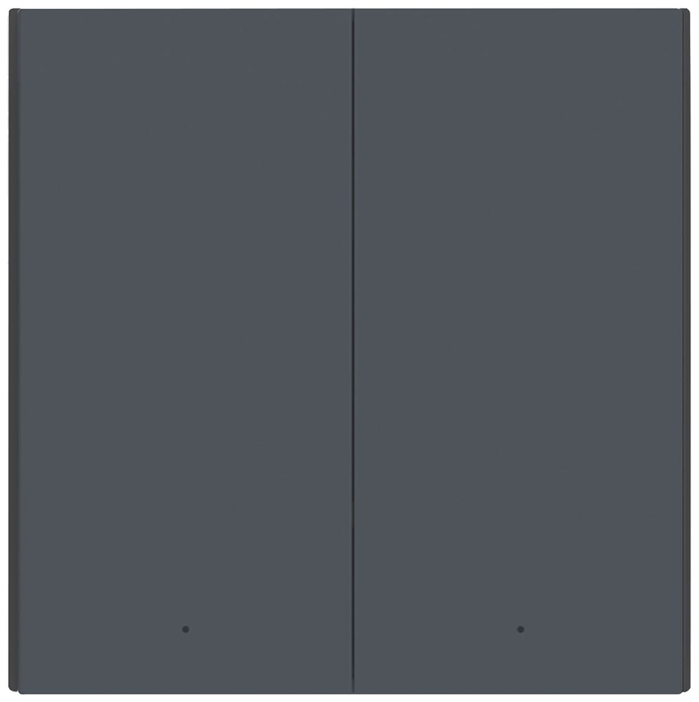 UP-Wandsender Aqara WS-EUK02 Zigbee 2T/2B LED 86mm anthrazit matt