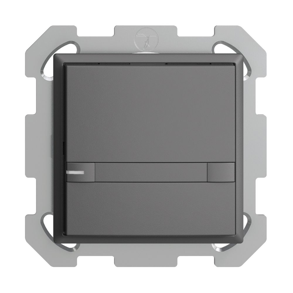 Poussoir KNX RGB ENC EDUE, 250mW, a.LED RGB, papier, 1×pouss., C.2×T., grf