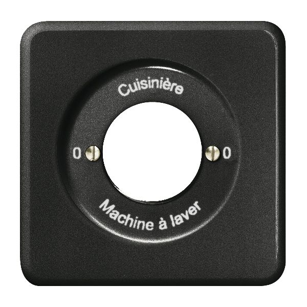 UP-Frontset 0-Cuisinière-0-Machine à lav. für SSchalter schwarz