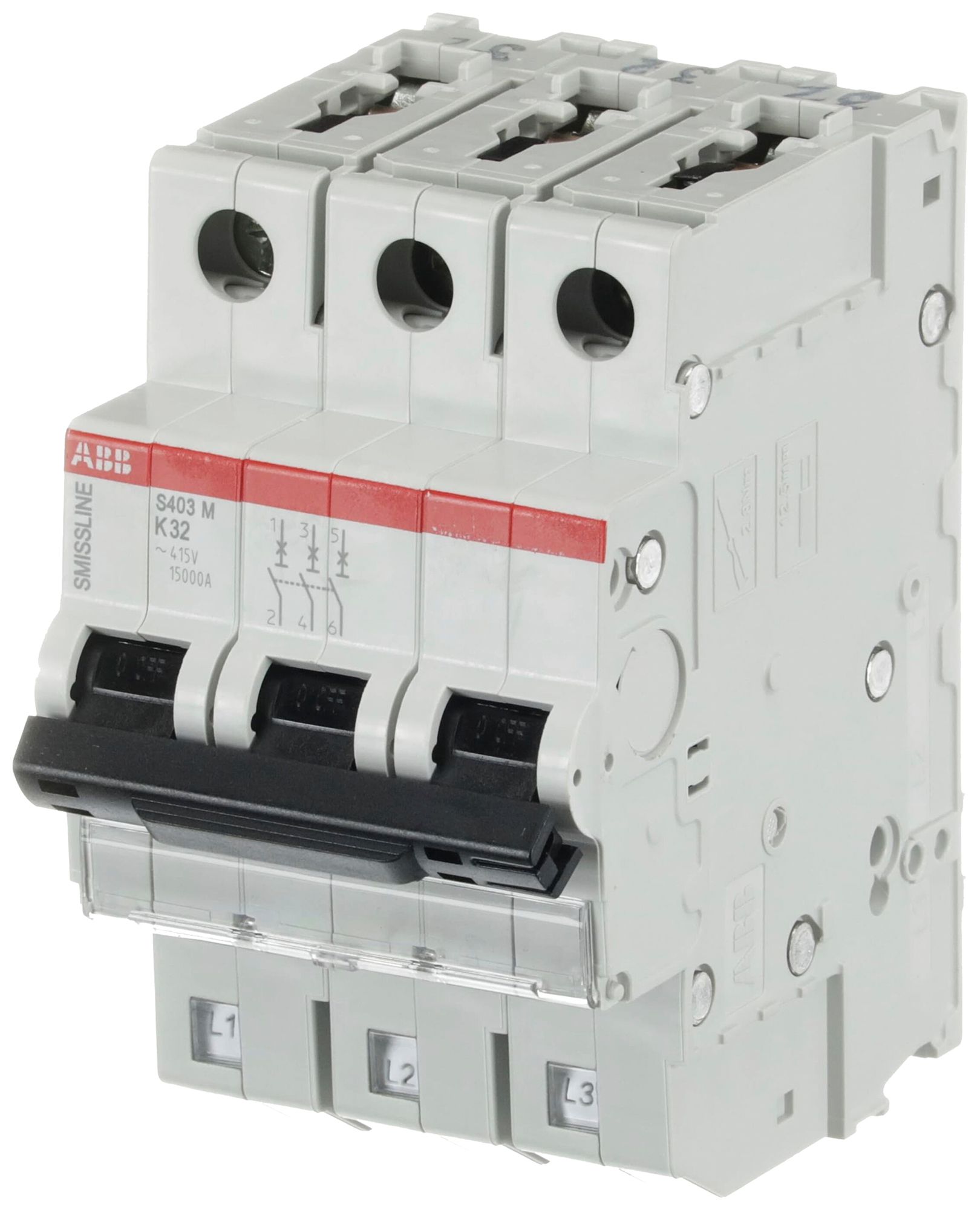 Disgiuntore SMISSLINE TP S 3×32A K 10kA