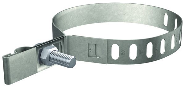 Drahthaltebride Flury AL 2 verstellbar, Inox A2