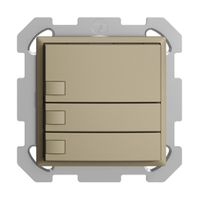 Poussoir KNX RGB ENC EDUE, 250mW, s.LED, 3×poussoir, comm.1×touche, sa