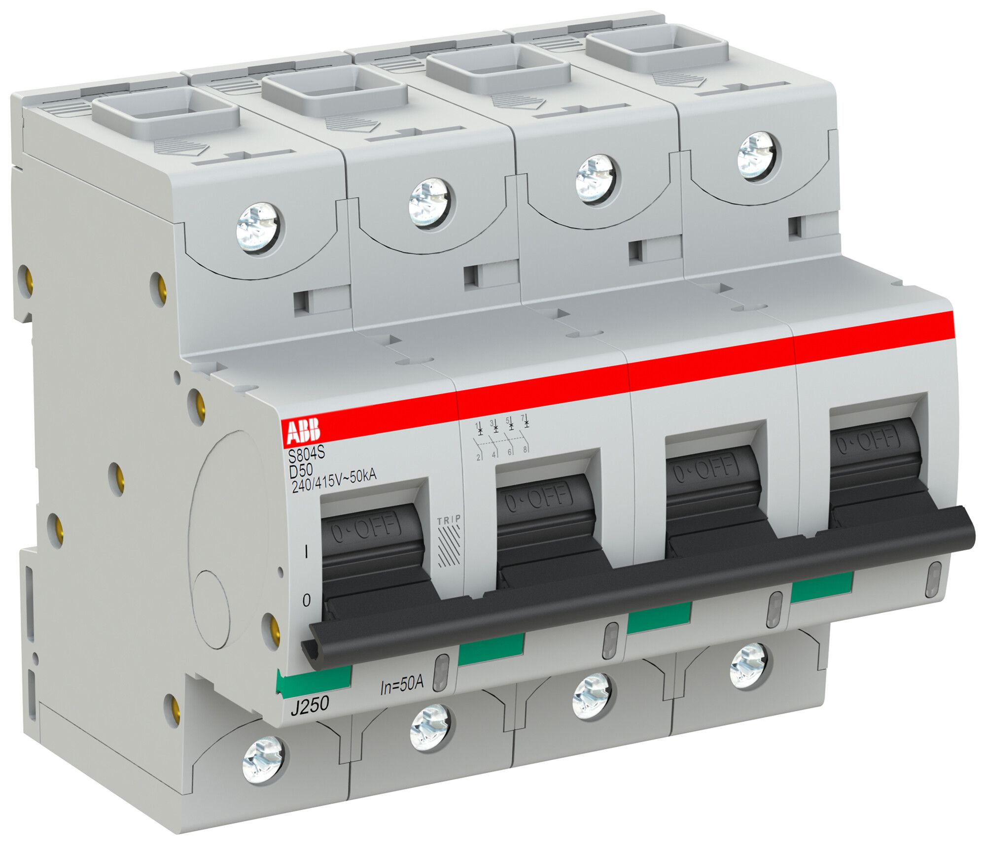 Leitungsschutzschalter ABB S804S-D 50A 50kA