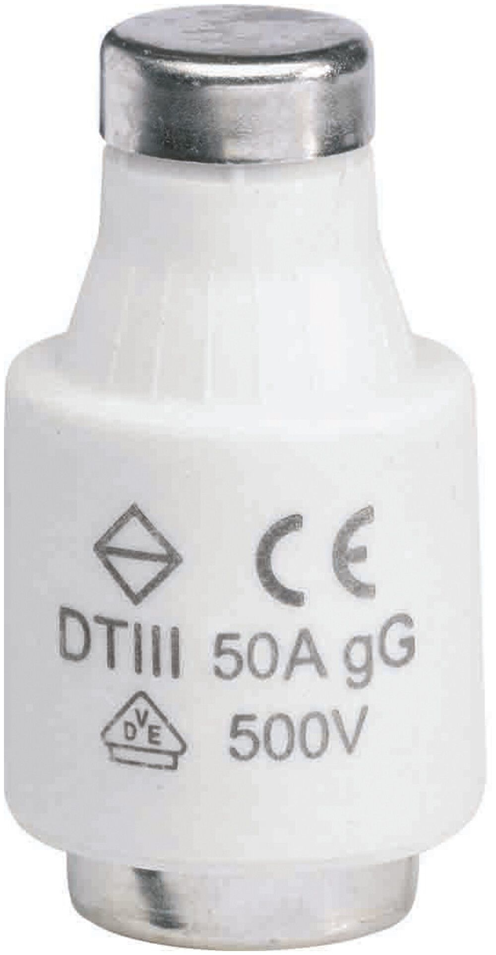 D-Sicherung DTIII 50A 500V gG mit Kennmelder