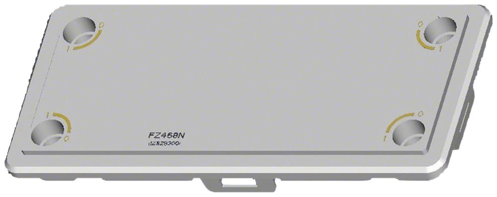 Piastra passacavi Hager univers per armadi IP30/44/54