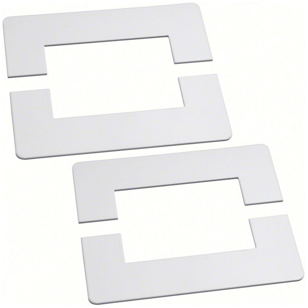 Abschlussblende tehalit DABA 5080, verkehrsweiss