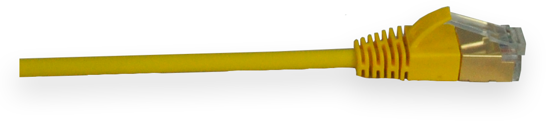 Slim Patchkabel gelb, 0.5m