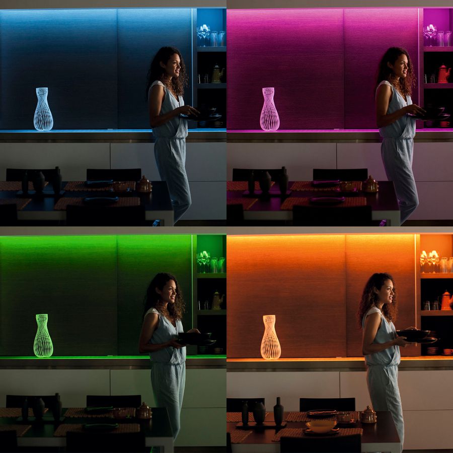 LED-Lichtband Philips Lightstrip 220…240V RGB 120° 5m Fernbedienung