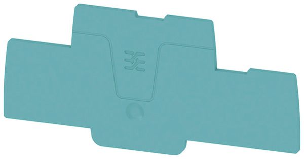 Abschlussplatte Weidmüller SEP 2T 2.5mm² 2.1mm V0 blau
