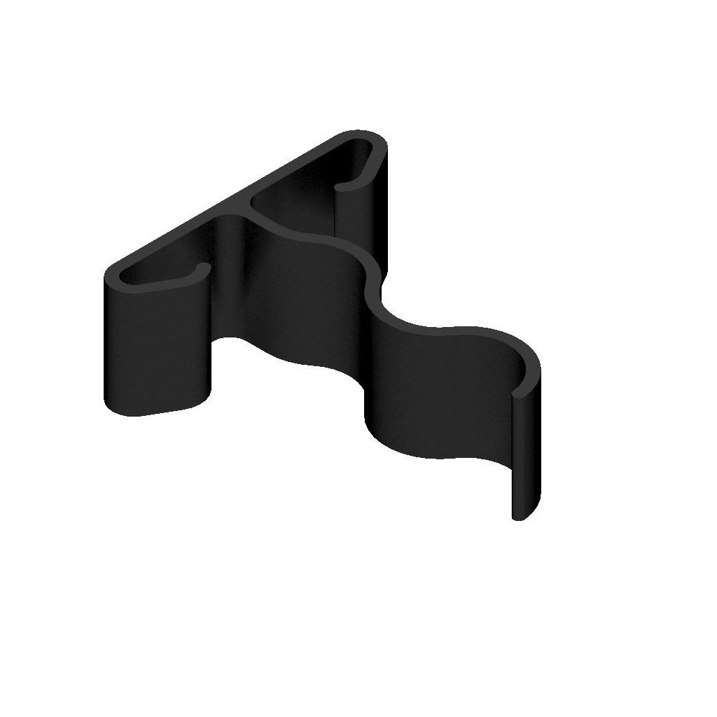 Distanzhalter schwarz TopFix 200 Einlegesystem, VPE: 25