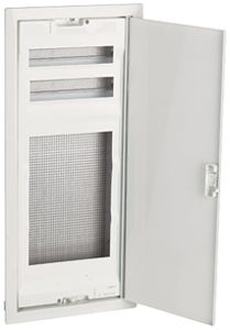 UP Multimedia Verteiler Legrand 2 reihig 26TE, mit Tür, weiss