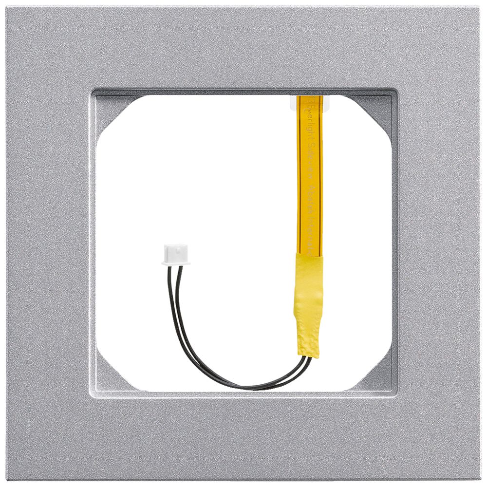 Abdeckrahmen kallysto.pro 1×1 fjord für Beleuchtung rot