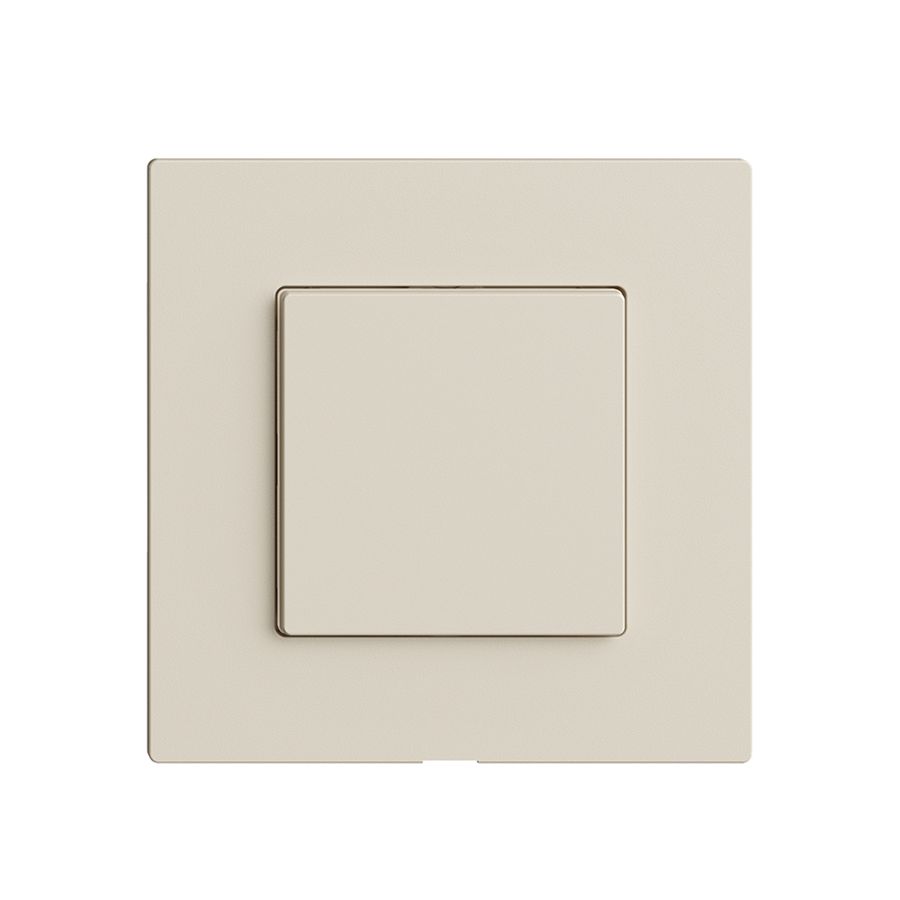 Abdeckset zu Druckschalter 1K/1T Edue Wiser crema