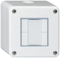 AP-Taster robusto Q KNX 4× s/e-link weiss