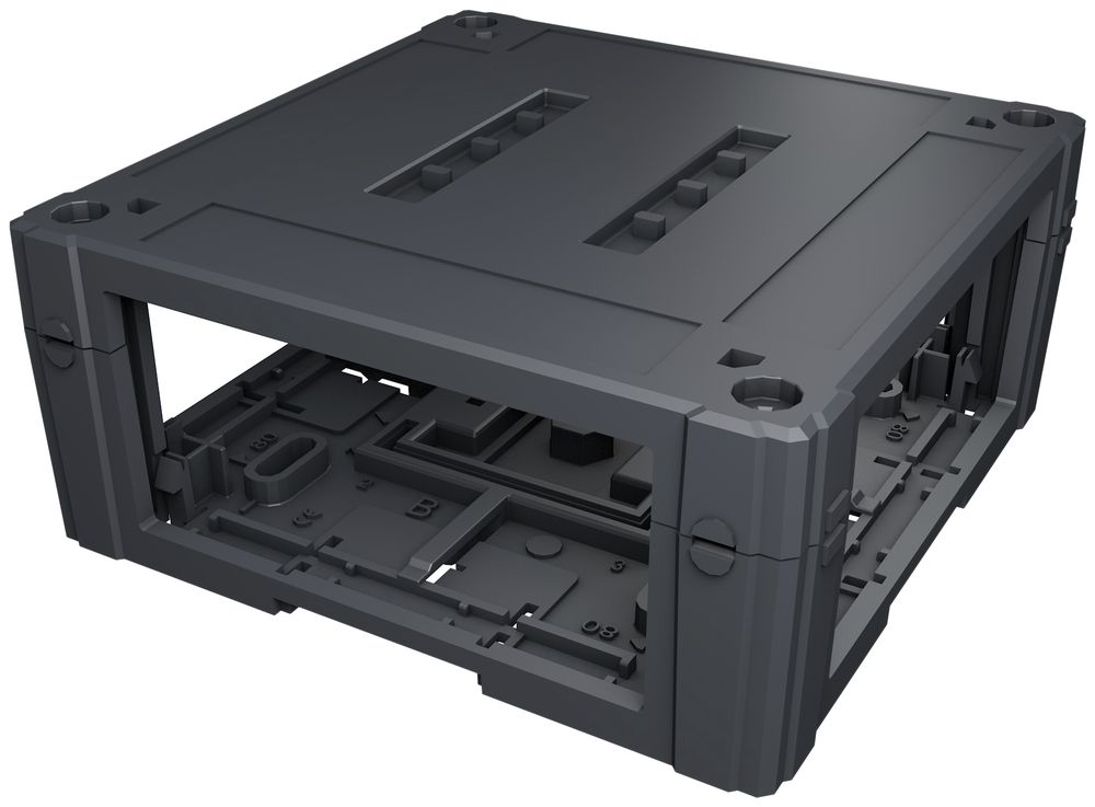 Boîtier R&M U-Box 2210 vide noir