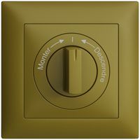 Frontset Monter->I<-Descendre EDIZIOdue 88×88mm olive