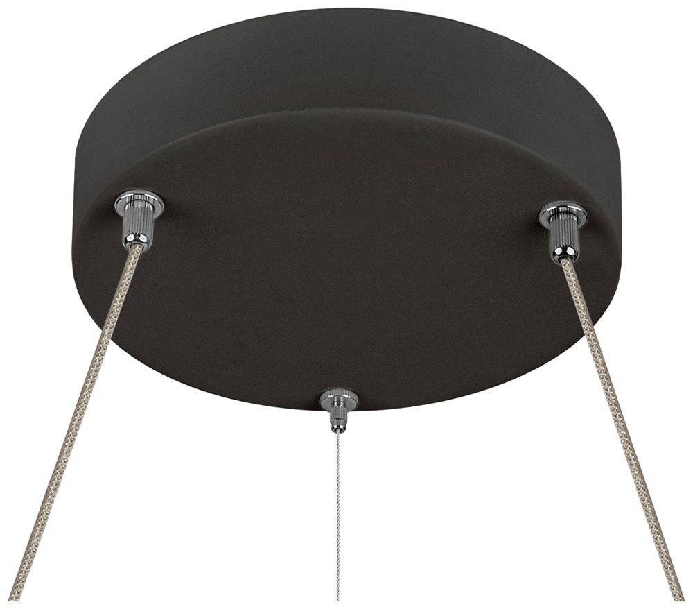 LED-Pendelleuchte SLV ONE FLAT 23W 1300lm 927/930 DIM Ø600 schwarz