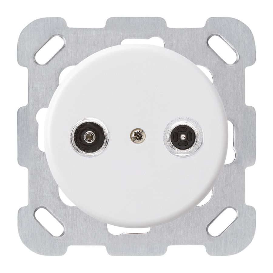 UP-Antennendose basico TV-R Bauart B 14dB 2GHz weiss