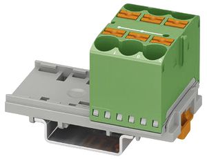 Bloc de distribution PX PTFIX 6X10/S-NS35 GN