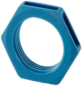 Gegenmutter PX FT M/PG25 2.5×6.5mm Kunststoff Polyamid blau