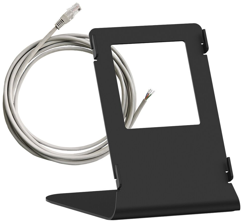 Halterung Hager intercom Tischgerät Stahl schwarz