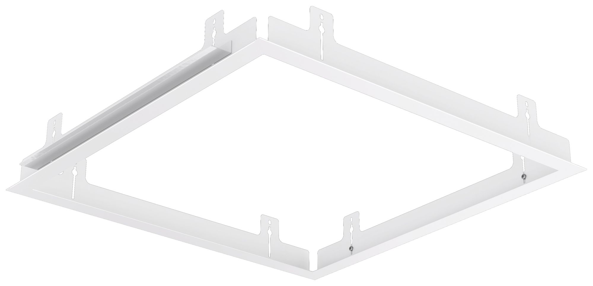Cadre d'encastrement Signify NatureConnect 650×650×88mm  acier blanc