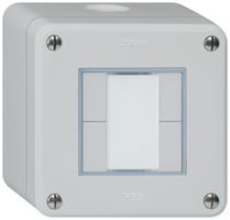 AP-Taster robusto Q KNX 4× s/e-link hellgrau