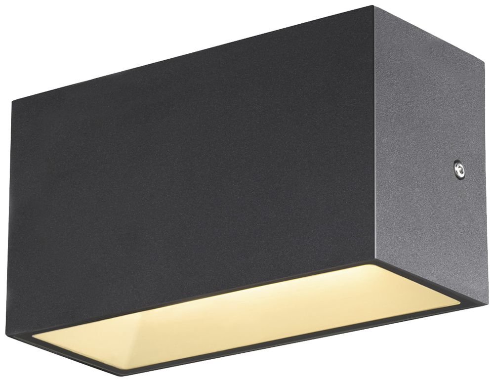 LED-Wandleuchte SLV SITRA M UP/DOWN 14W 1600lm 3000/4000K 95° IP65 anthrazit