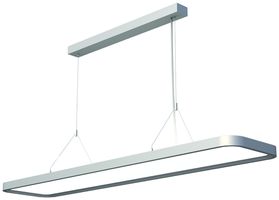 LED-Pendelleuchte DOTLUX STUDIOfree, 60…80W, 1200×260×30mm, 4000K, 8800lm, DALI