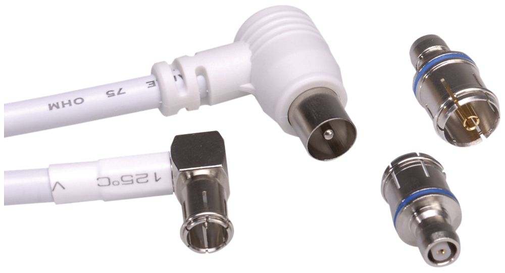 Modem-Anschlusskabel VALUE, IEC → Wiclic, inkl. Adapter, 1.5m