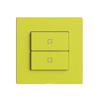 Szenentaster 2 Szenen vertikal/2T Edue Wiser lemon