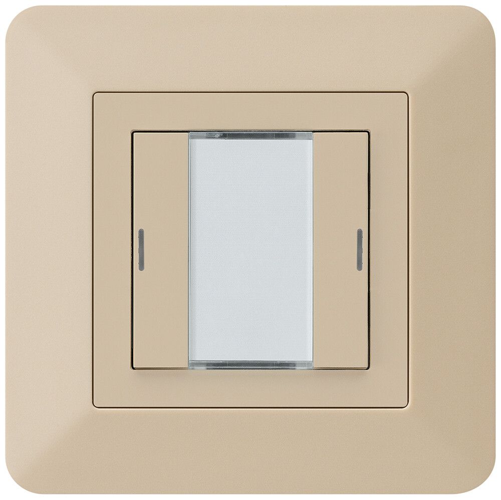 UP-Taster kallysto.trend KNX 2×RGB LED s/e-link beige