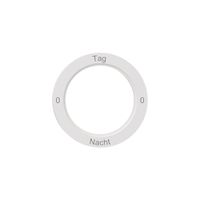 Kennscheibe NEVO, f.Drehschalter, 0-Tag-0-Nacht, weiss