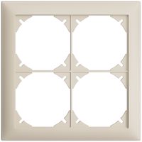 Abdeckrahmen EDIZIOdue 2×2 crema