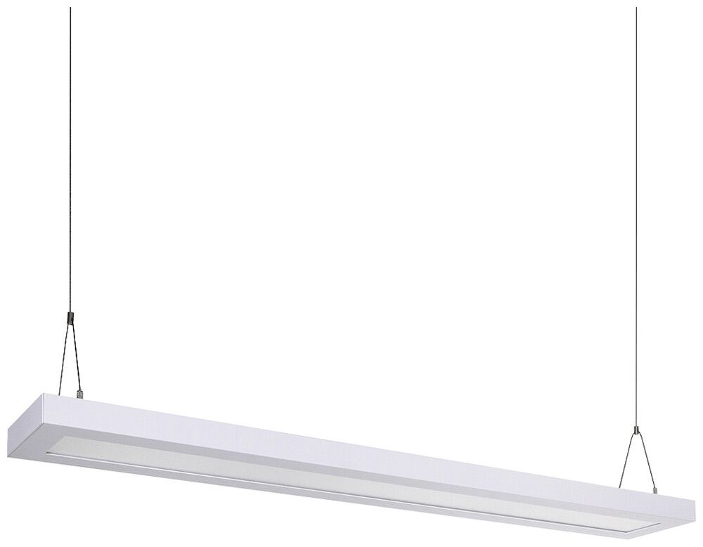LED-Pendelleuchte ESYLUX LENJA PDL 1200 DDP 44.4W 7100lm 840 DALI-2 weiss