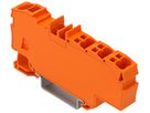 Borne de passage WAGO Contact TOPJOB S 1×6/6×1.5mm² orange