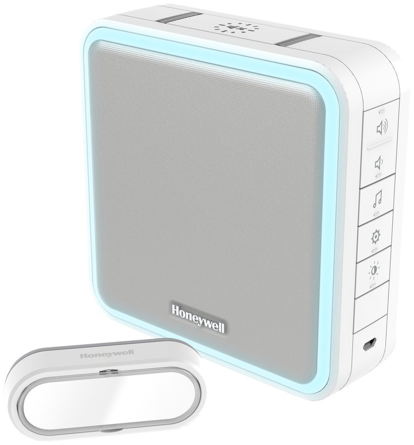 Funk-Gong Honeywell DC915SL 200m, mit Klingeltaster, Lichtring