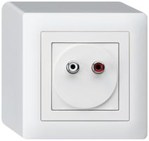Prise de raccordement AP kallysto audio RCA blanc