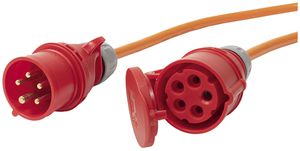 Verlängerungskabel Steffen EPR-PUR 5×2.5mm² 25m CEE16/5 für Industrie orange