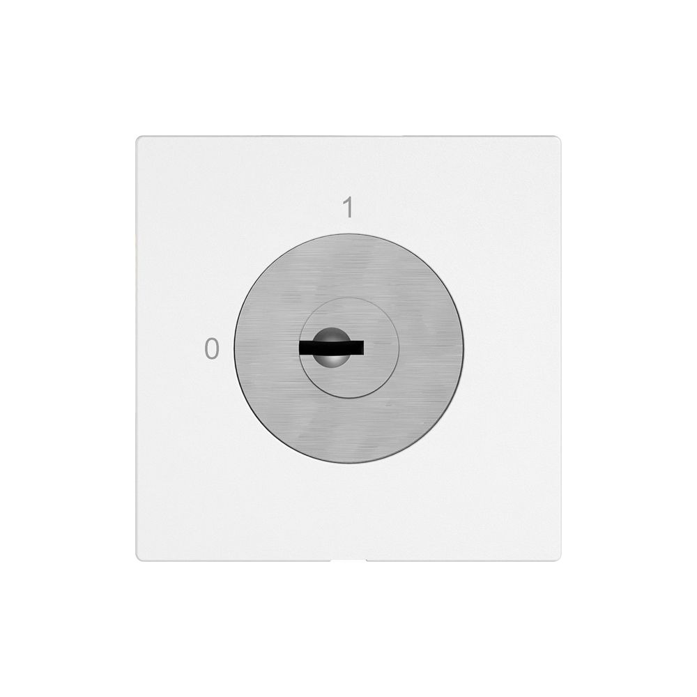 Interrupteur à clé EDIZIO.liv a.KABA 1262KA/5000 a.cont.sép.1P 1-2-3 p=77mm bc