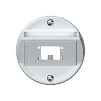 Anschlussdose origin Kat.6 schräg 60×60mm weiss