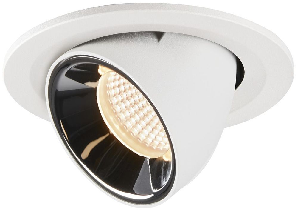 EB-LED-Downlight SLV NUMINOS GIMBLE S, 8.6W 250mA 690lm 2700K 20° ws/chr