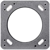 UP-Montageplatte robusto 1×1, für Rauputz, aluminium
