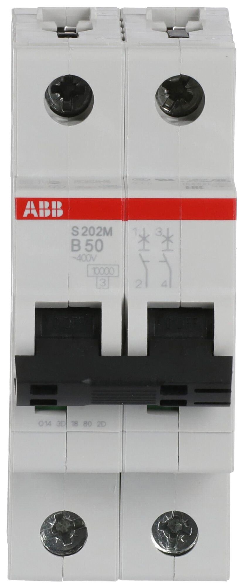 Leitungsschutzschalter ABB S202M-B50 50A B 10kA