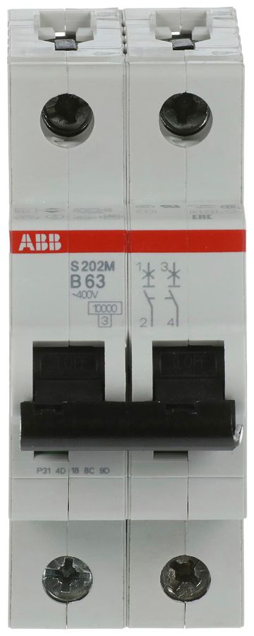 Leitungsschutzschalter ABB S202M-B63 63A B 10kA