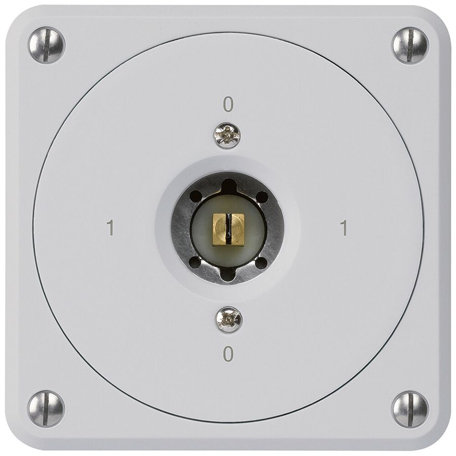 Interruttore a chiave quadrata INC robusto senza coperchio 0/2P grigio