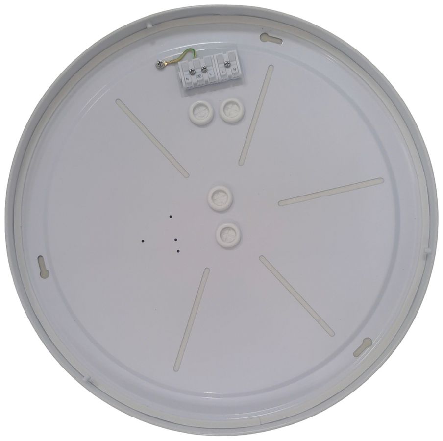 LED-Decken-/Wandleuchte DOTLUX LUNA 1×15W Ø380×115mm weiss